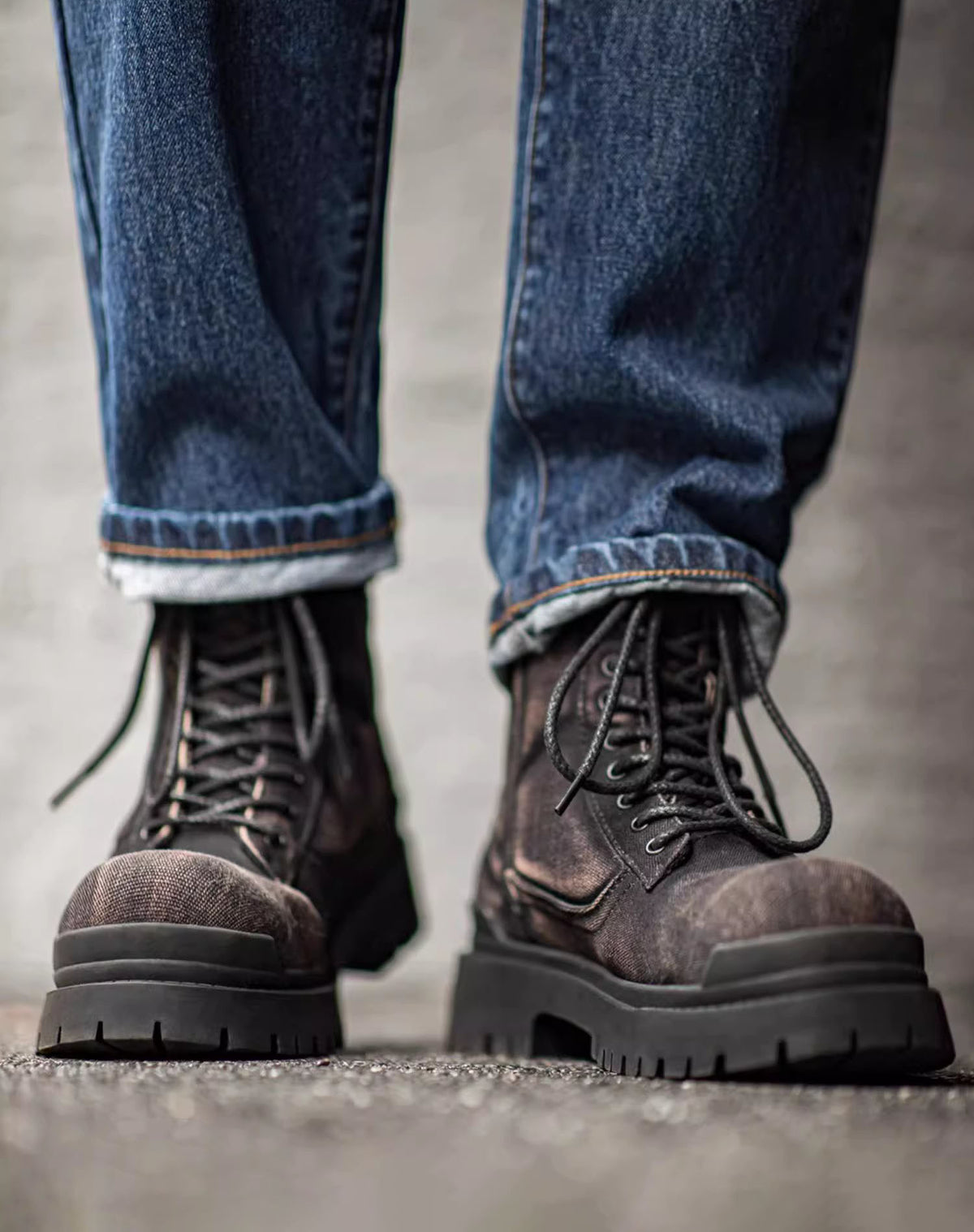 American Retro Classic Work Winter Square Toe Men's Work Boot - Harmony Gallery