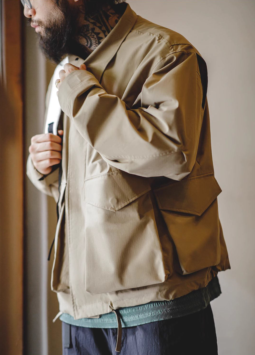 American Retro M65 Multi-Pocket Lapel Loose Men's Jacket - Harmony Gallery