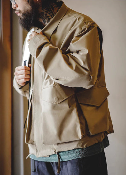 American Retro M65 Multi-Pocket Lapel Loose Men's Jacket - Harmony Gallery