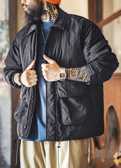 American Retro Batik M65 Hunting Warm and Rugged Cotton-Padded Men's Jacket - Harmony Gallery