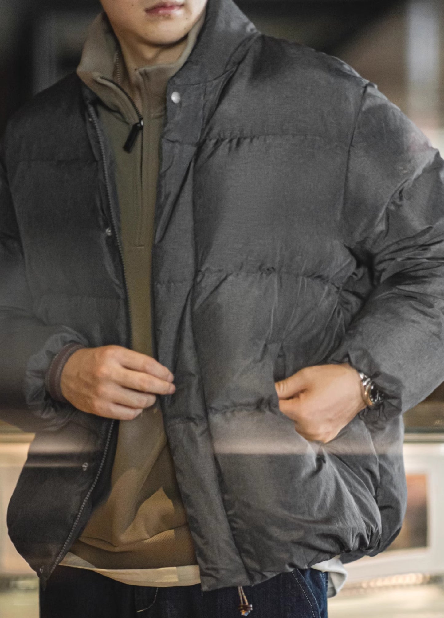 American Casual Down White Duck Down Warm Thick Men's Jacket - Harmony Gallery