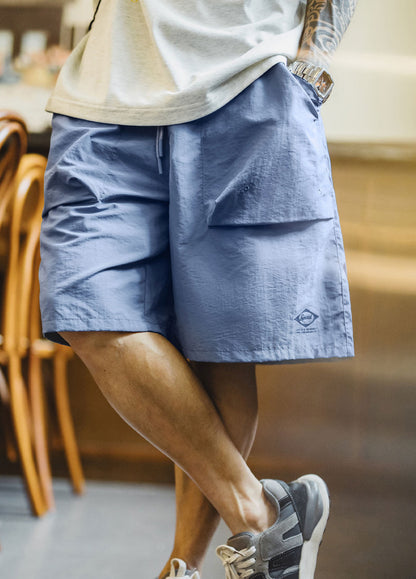 American Outdoor Mountain Textured Basic Pocket Straight Leg Men's Shorts