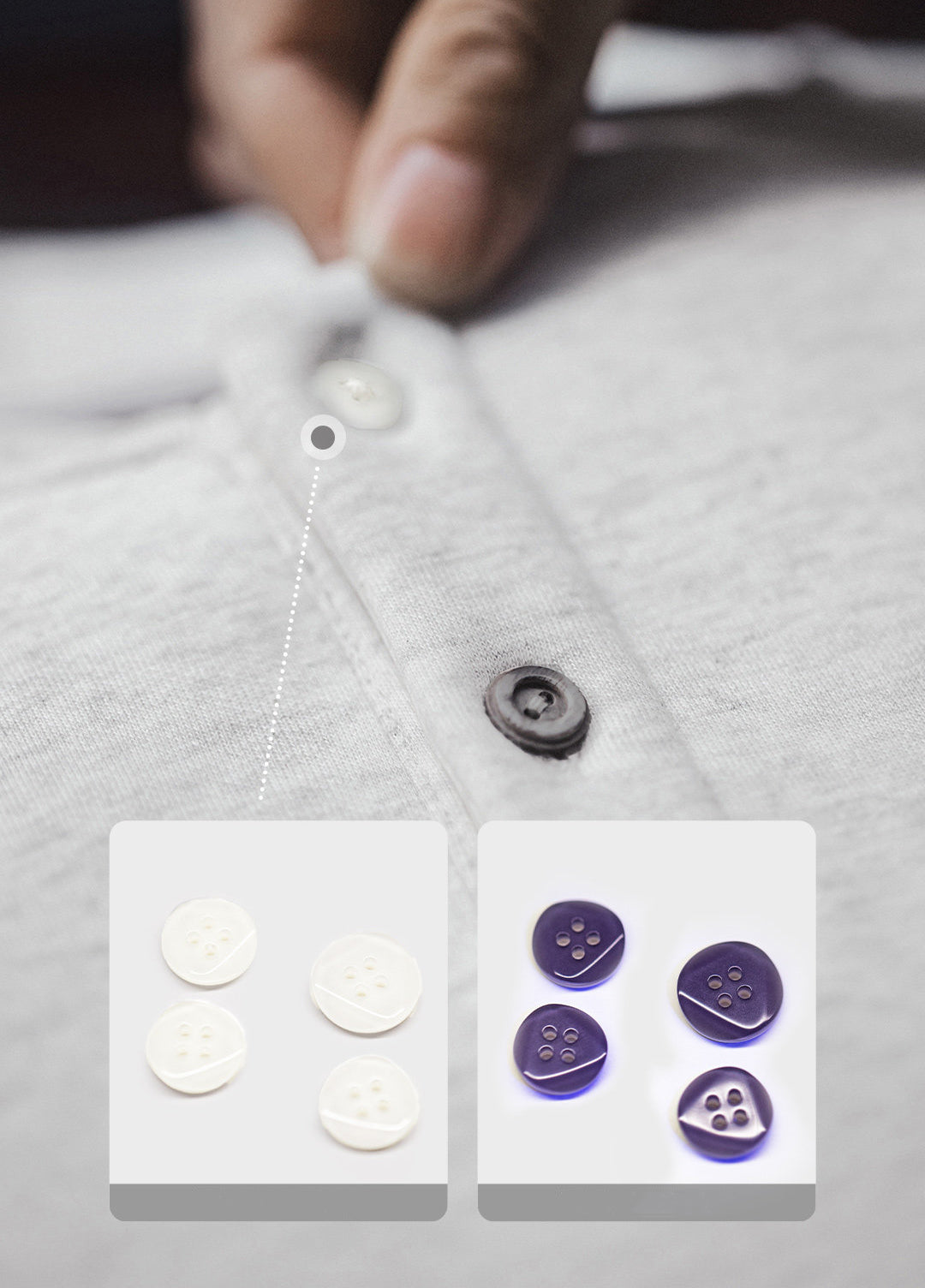 American Henley Collar Fleece-Lined Knitted Patch Embroidered Men's Sweater - Harmony Gallery