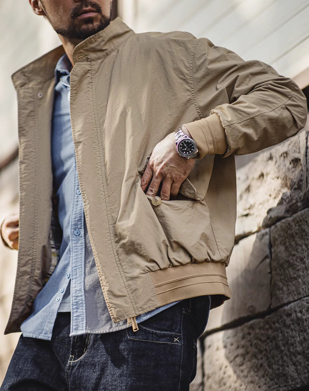 American Workwear Retro Harrington G9 Classic Men's Jacket - Harmony Gallery