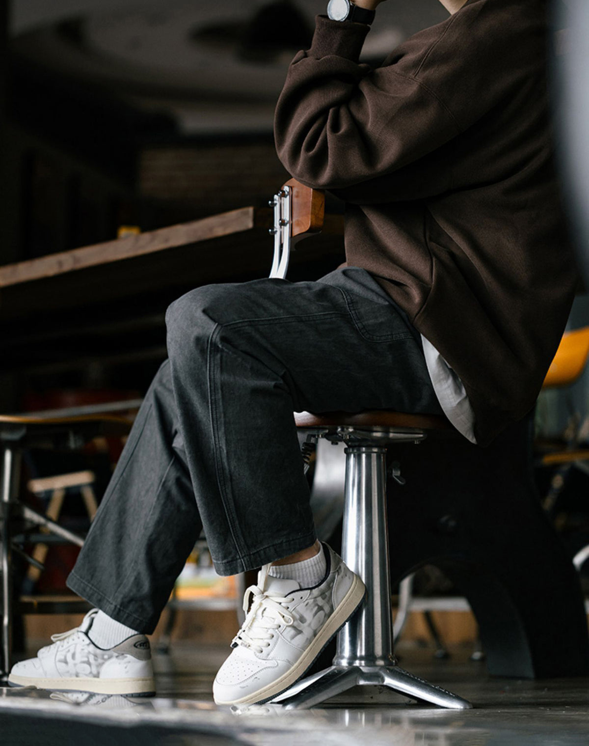 American Road Phantom White Thick-Soled Sports All-Match Men's Casual Shoes - Harmony Gallery