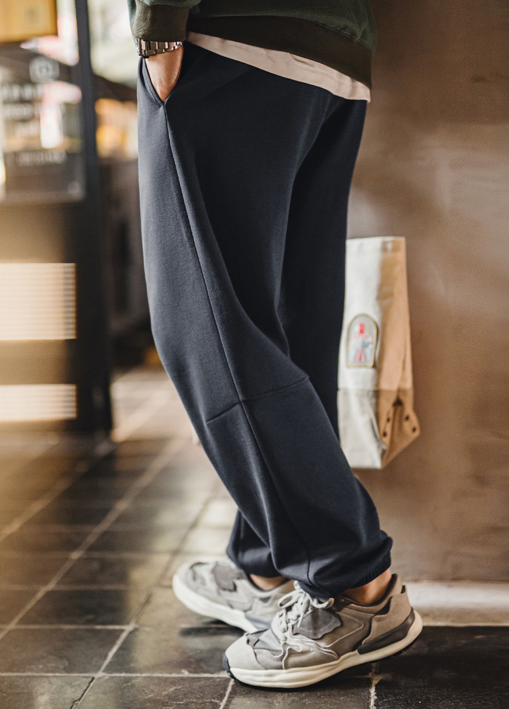American Three-Dimensional Tailoring Sweatpants Drape Sports Men's Trousers - Harmony Gallery
