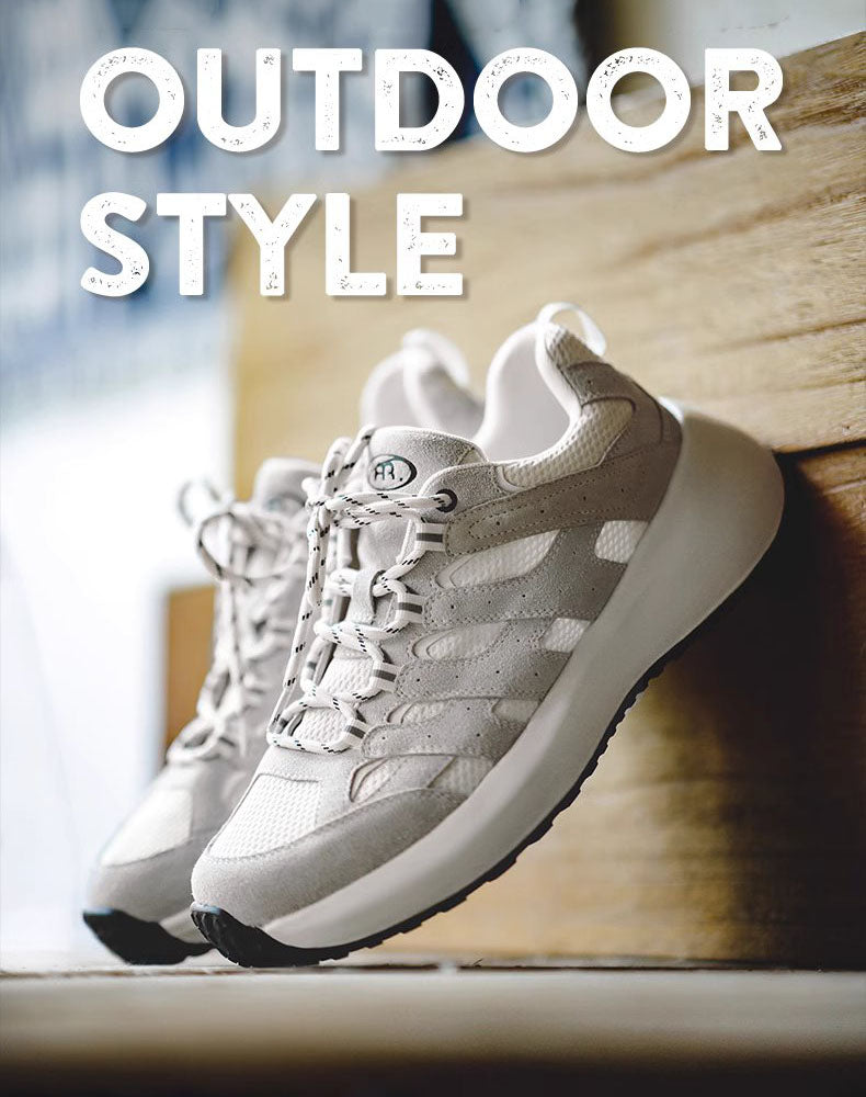 Jogging Mesh Breathable Thick-Soled Men's Sports Shoes - Harmony Gallery