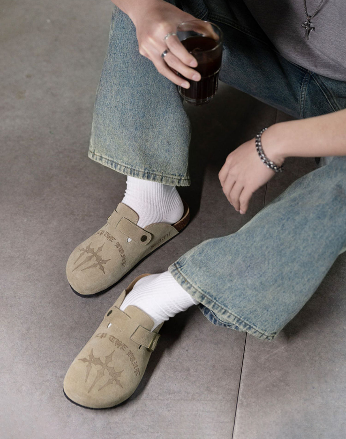 Mules Sharp Punk Birkenstocks European Style Slippers Men's Sandal - Harmony Gallery