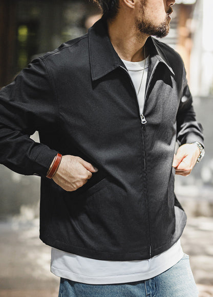 American Retro Coach Heavyweight Executive Commuter Zip-Up Men's Jacket