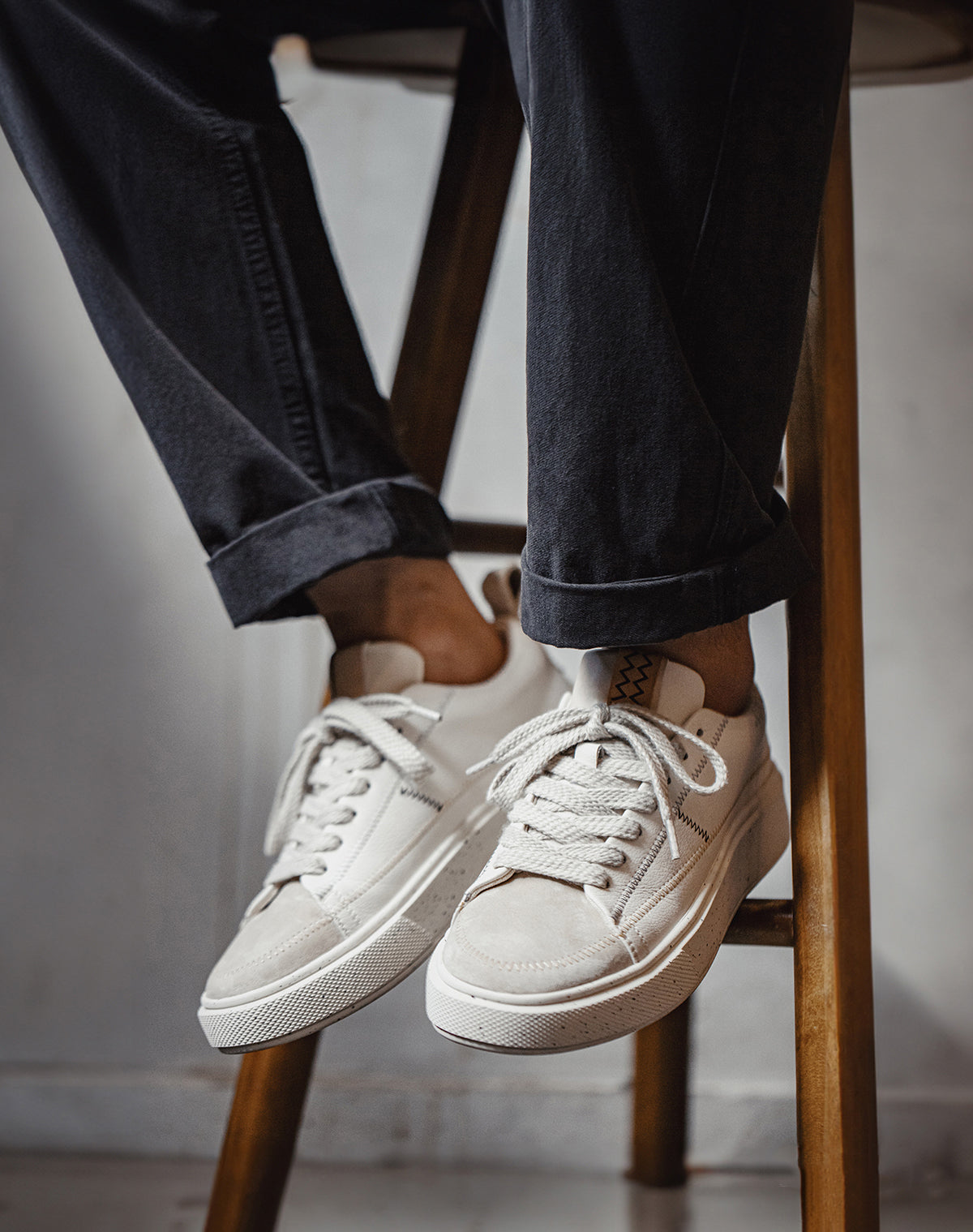 American Retro Sports All-match Thick-Soled Men's Casual Shoes - Harmony Gallery