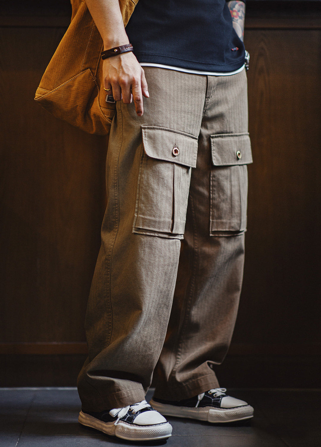 American Woven M43 Modified Herringbone Pattern Pocket Men's Trousers