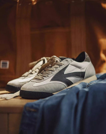 Stitching Retro Discovery Jogging Forrest Moral Men's Sports Shoes - Harmony Gallery