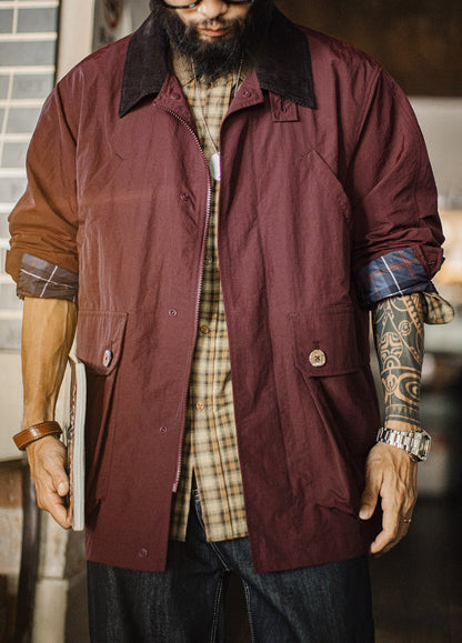 American Utility Waterproof Stand-Collar Hunting Old Money Men's Jacket
