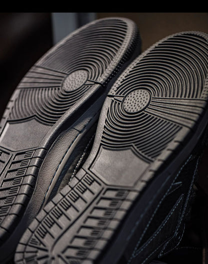 American Black Mamba Snake Low-Top Non-Slip Flat-Soled Men's Casual Shoes - Harmony Gallery