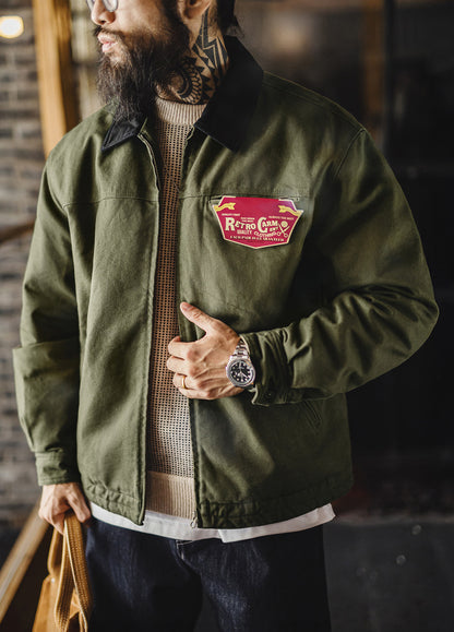 American Retro Detroit Cotton Interstellar Hunting Outfit Keep Warm Men's Jacket - Harmony Gallery