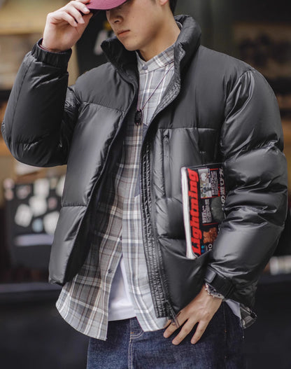 American Black Warrior Down White Duck Thickened Cold-Proof Men's Jacket - Harmony Gallery