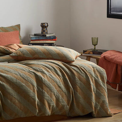Light Luxury Retro Washed Pure Cotton High-End Four-Piece Bed Set - Harmony Gallery