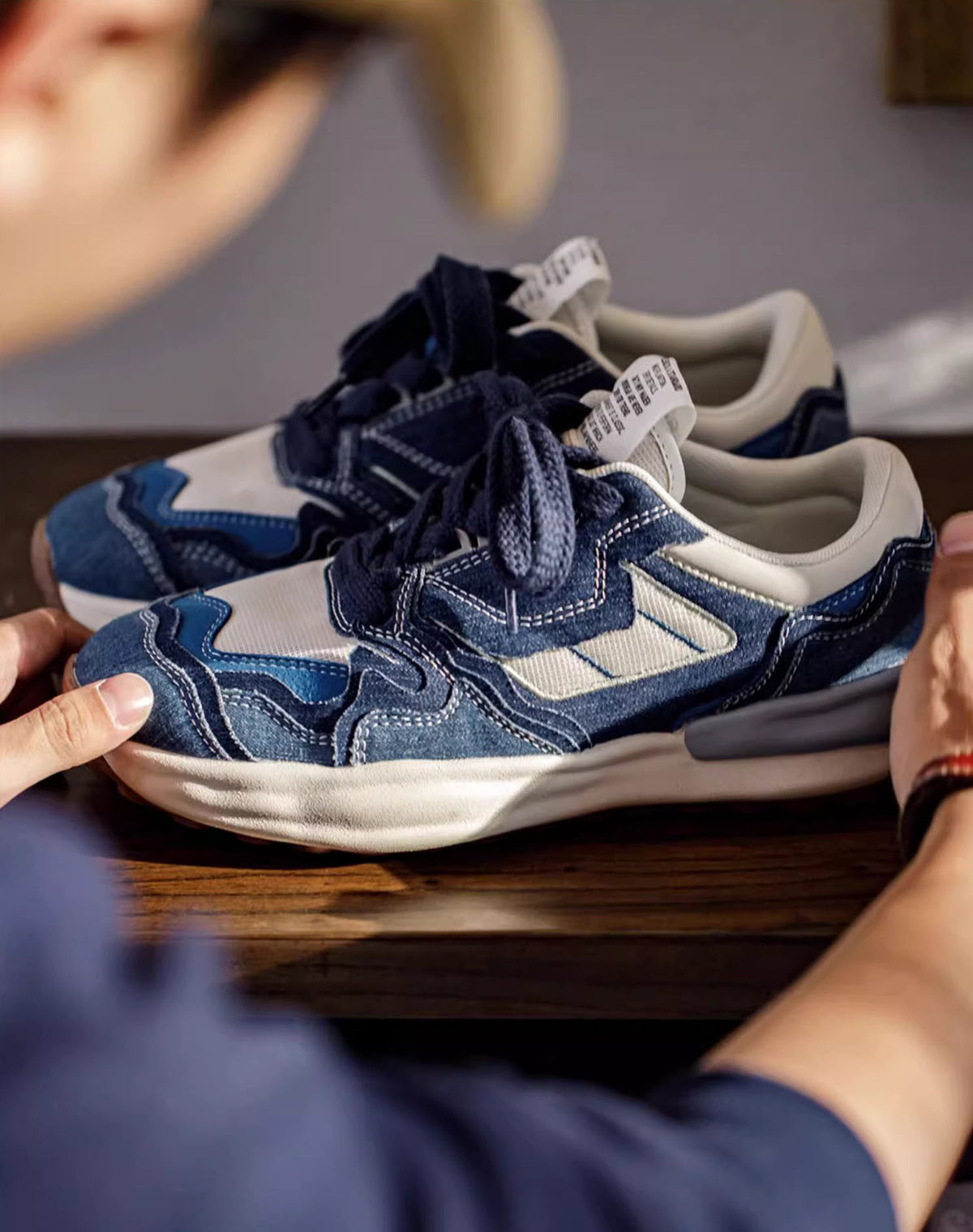 Dissolved Ying Retro All-Match Jogging Bread Men's Sports Shoes - Harmony Gallery