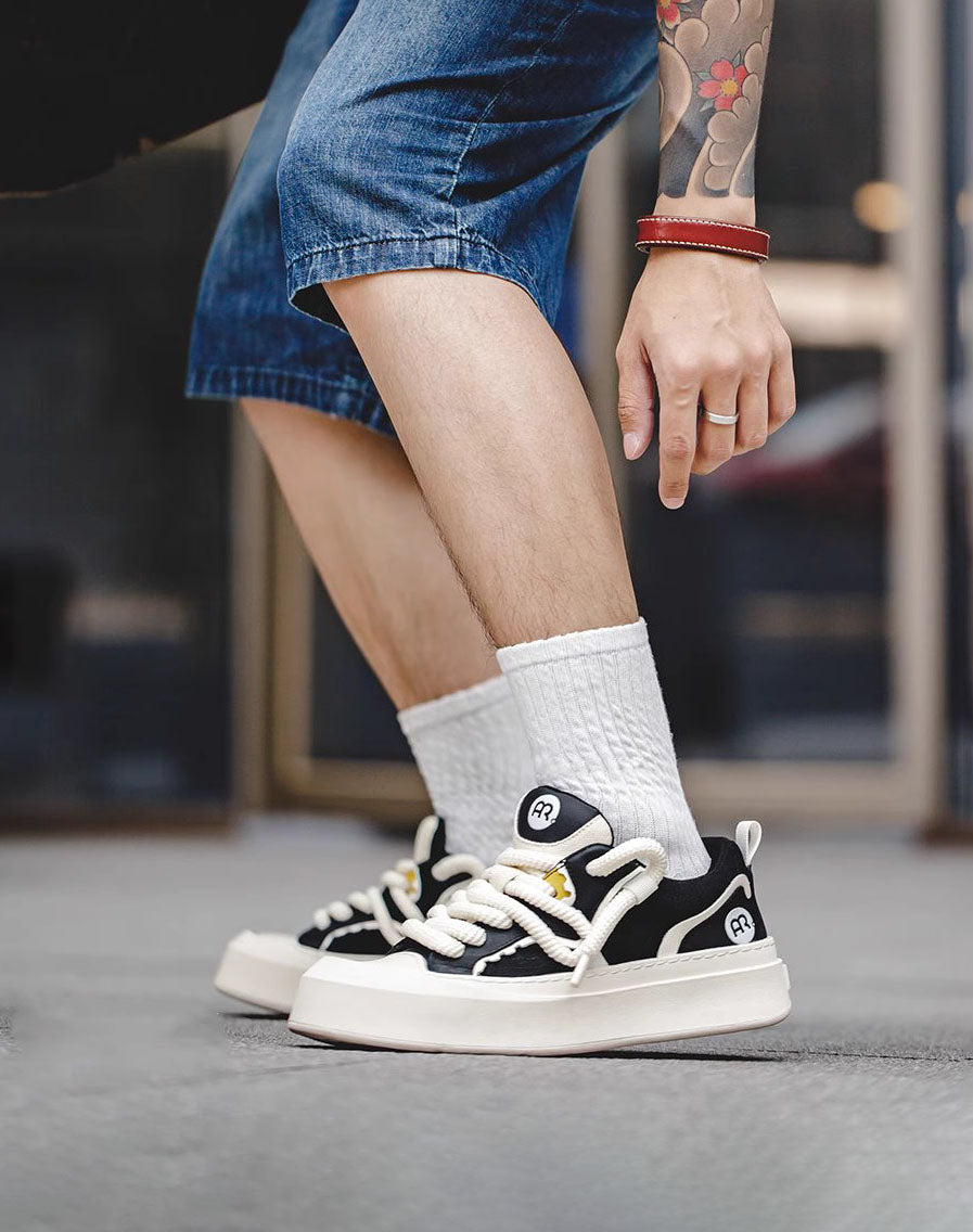 Electric Shark Big Head Breathable Cute Men's Casual Shoes - Harmony Gallery