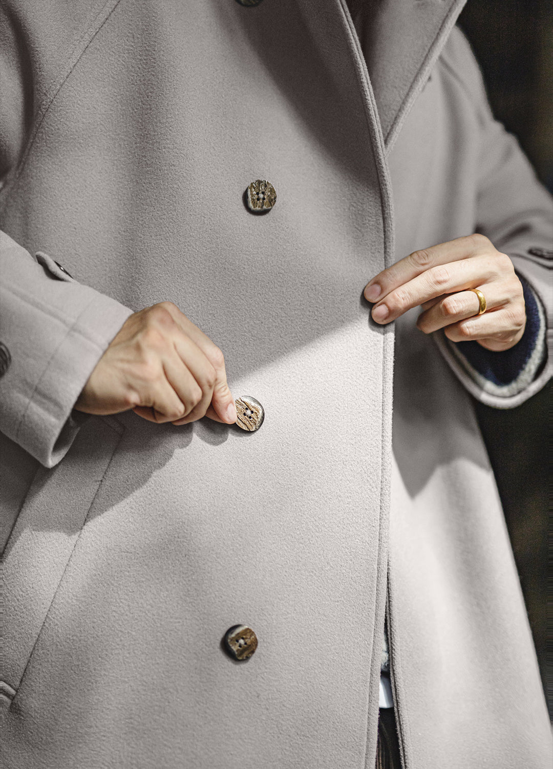 German Retro Mid-Length Oversized Outerwear Business And Leisure Men's Coat - Harmony Gallery