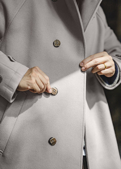 German Retro Mid-Length Oversized Outerwear Business And Leisure Men's Coat - Harmony Gallery