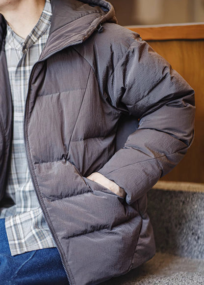 American 90 White Wear Outside Warm Cold-Proof Bread Men's Jacket - Harmony Gallery