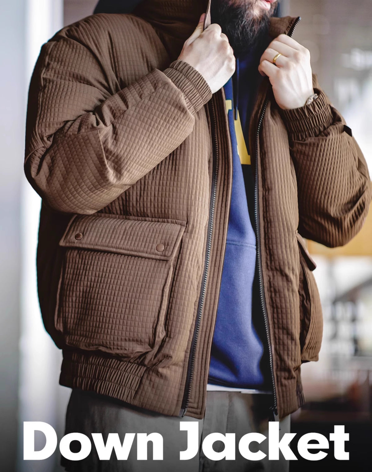 American Workwear Retro 90 Thickened Winter Men's Jacket - Harmony Gallery