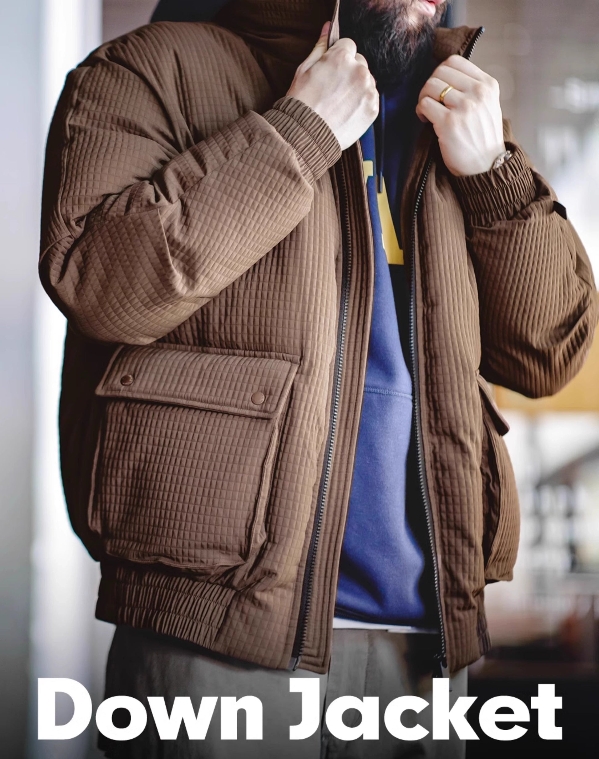 American Workwear Retro 90 Thickened Winter Men's Jacket - Harmony Gallery