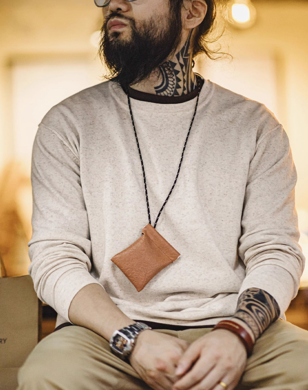 American Casual Floral Yarn Blended Knitwear Pullover Men's Sweater - Harmony Gallery