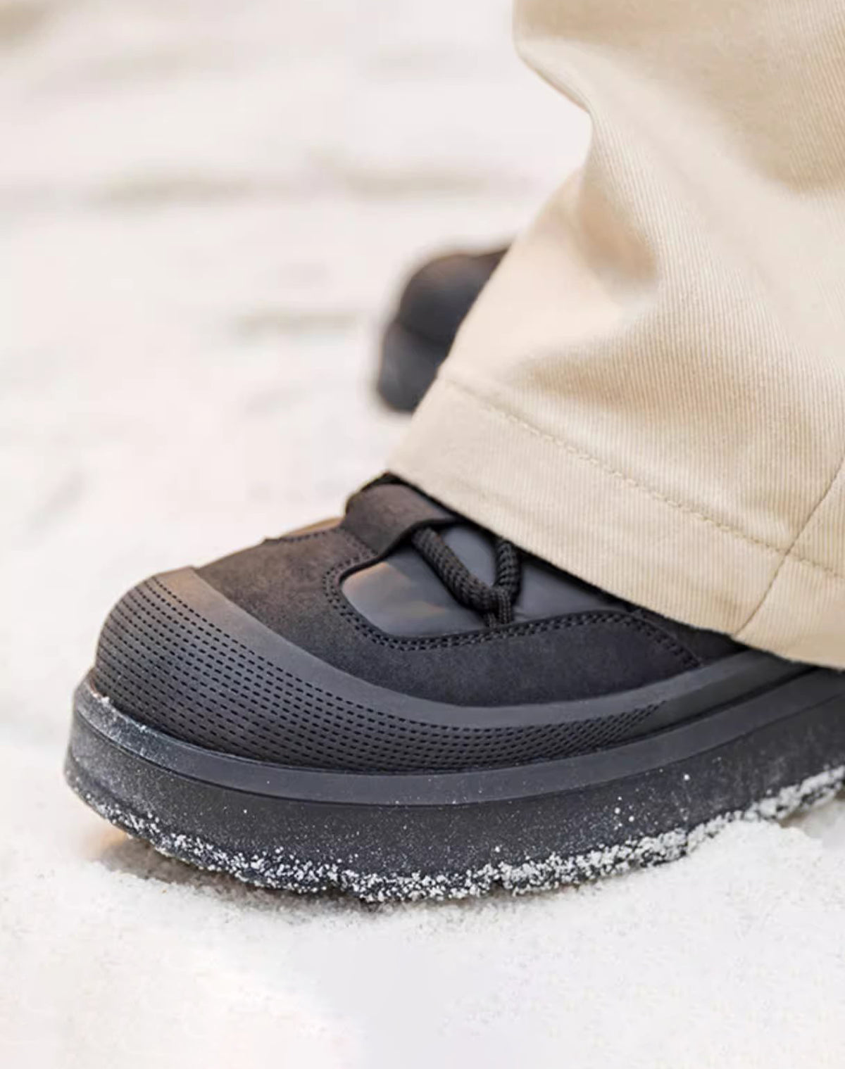 Snow Boots Velvet Warm Short Barrel Cotton Non-Slip Thick Bottom Men's Boot - Harmony Gallery