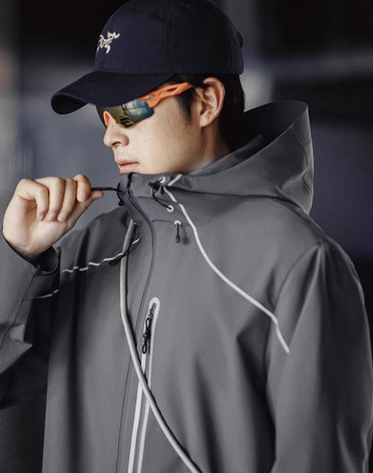 American Lightsaber Functional Reflective Three-Proof Wear-Resistant Mountaineering Men's Jacket - Harmony Gallery