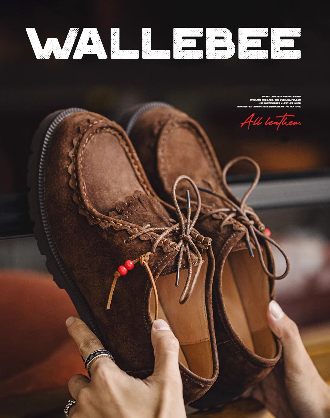 Retro Casual Workwear Postman Maillard Leather Men's Dress Shoes - Harmony Gallery