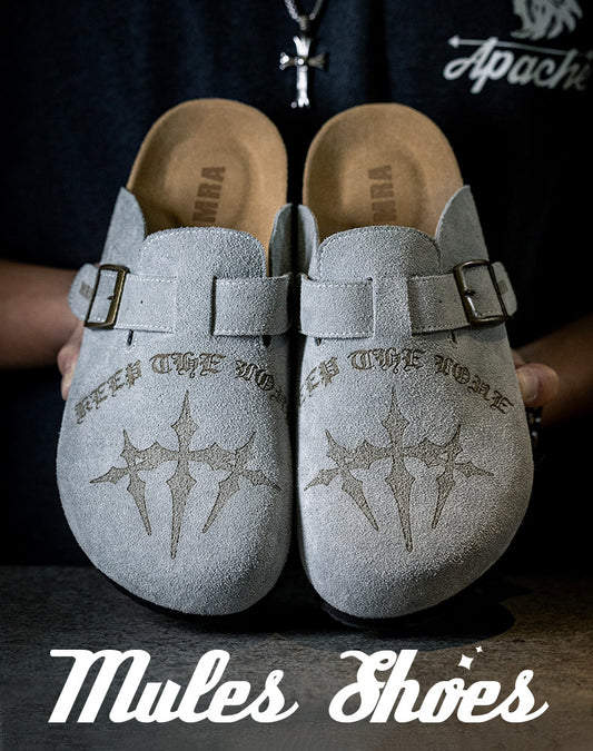 Mules Sharp Punk Birkenstocks European Style Slippers Men's Sandal - Harmony Gallery
