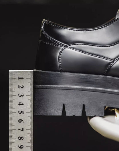 British Hippie Gentleman Derby Martin Work Leather Men's Dress Shoes - Harmony Gallery