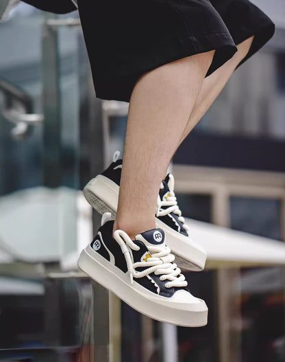 Electric Shark Big Head Breathable Cute Men's Casual Shoes - Harmony Gallery