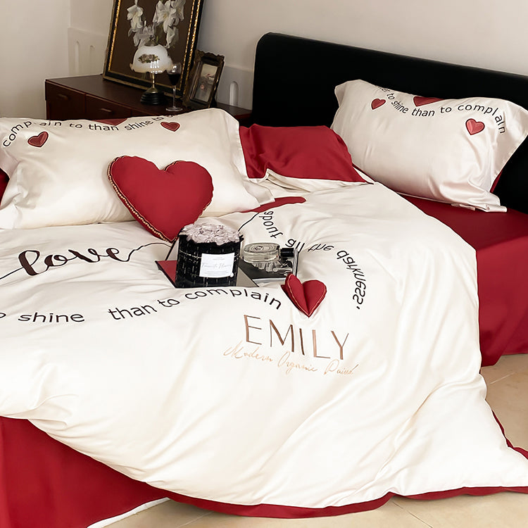 The Wedding Is A Heartwarming Exciting Four-Piece Pure Cotton - Harmony Gallery
