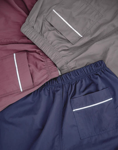 American Retro ARMY Sports Thin Letter Embroidered Men's Shorts - Harmony Gallery