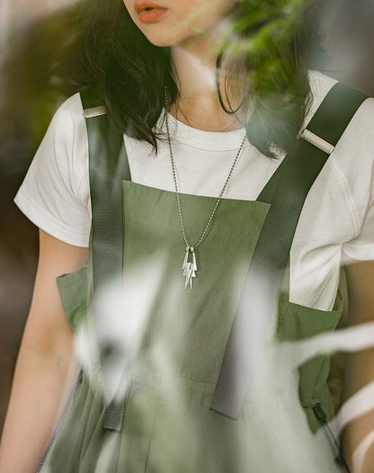 Workwear Casual Pear-Shaped Slim Waist Suspenders Women's Dress - Harmony Gallery