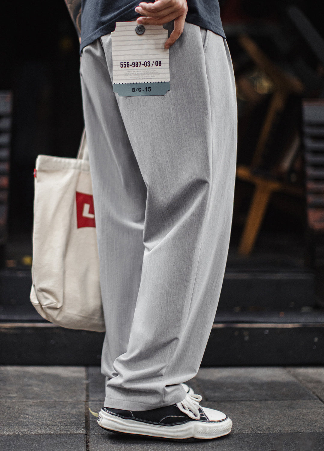 American Old Money Straight-Leg Clean Fit Loose Anti-Wrinkle Men's Trousers