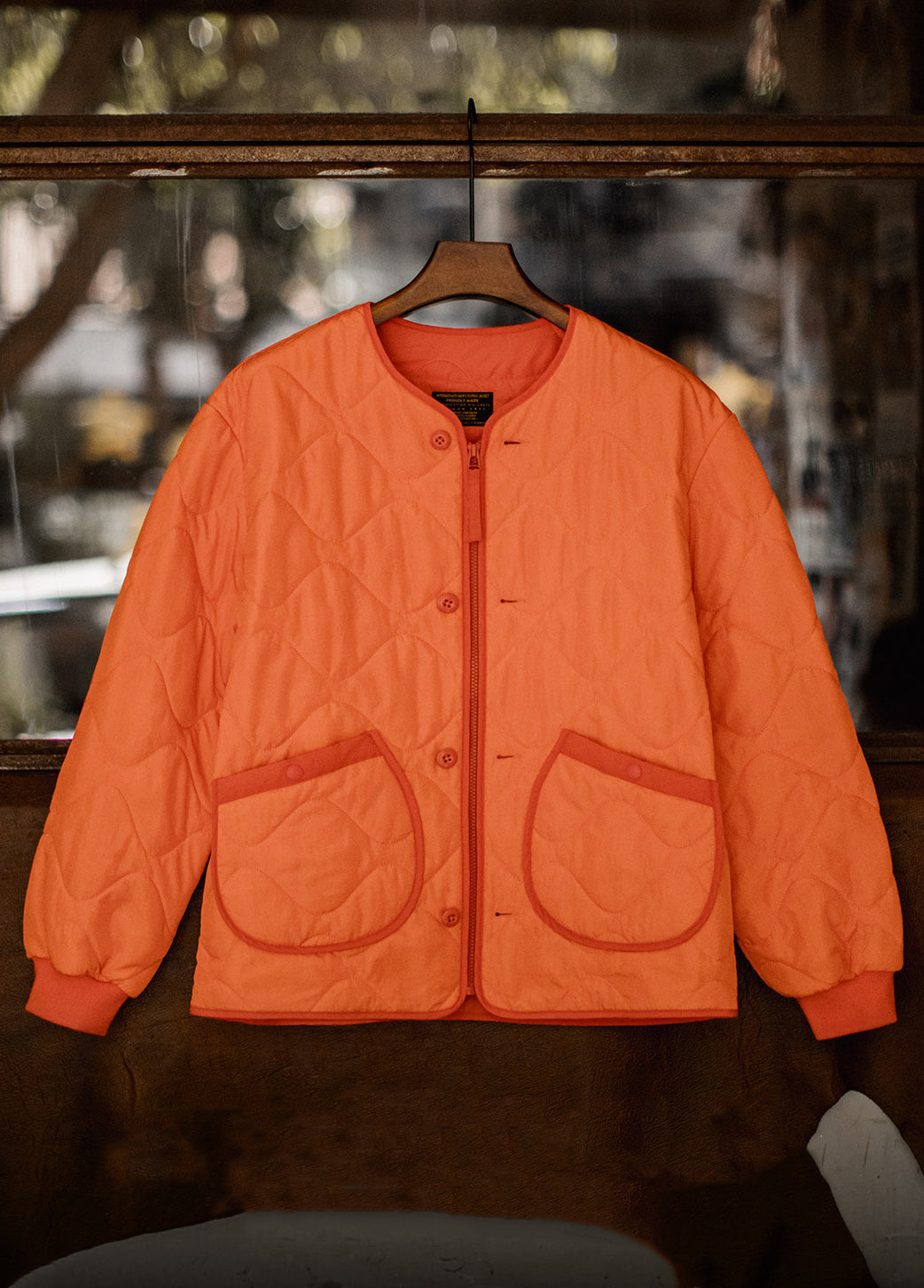 American Quilted M65 Cotton Short Thin With Lining Base Baseball Men's Jacket
