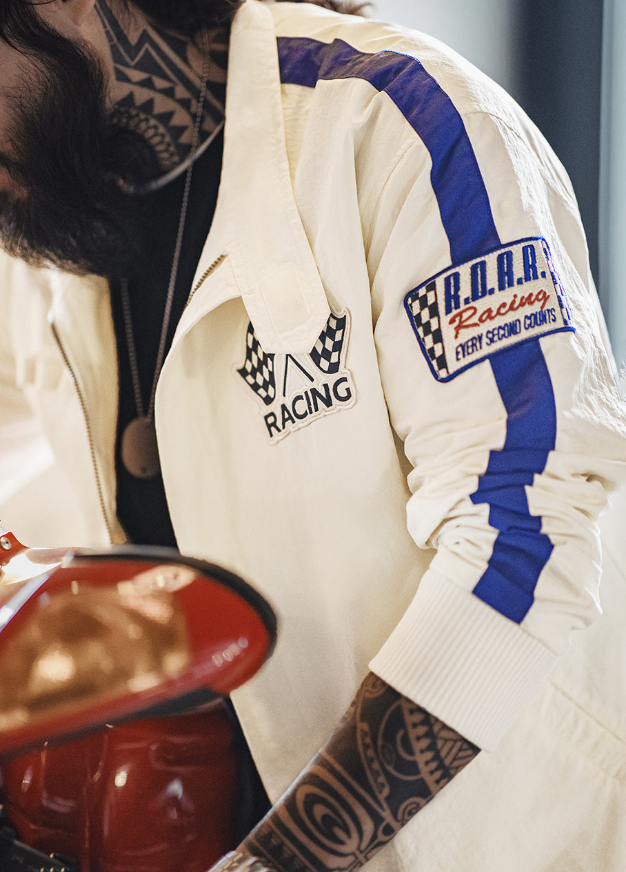 American Retro Embroidered Racing F1 Driver Suit Spring Men's Jacket - Harmony Gallery