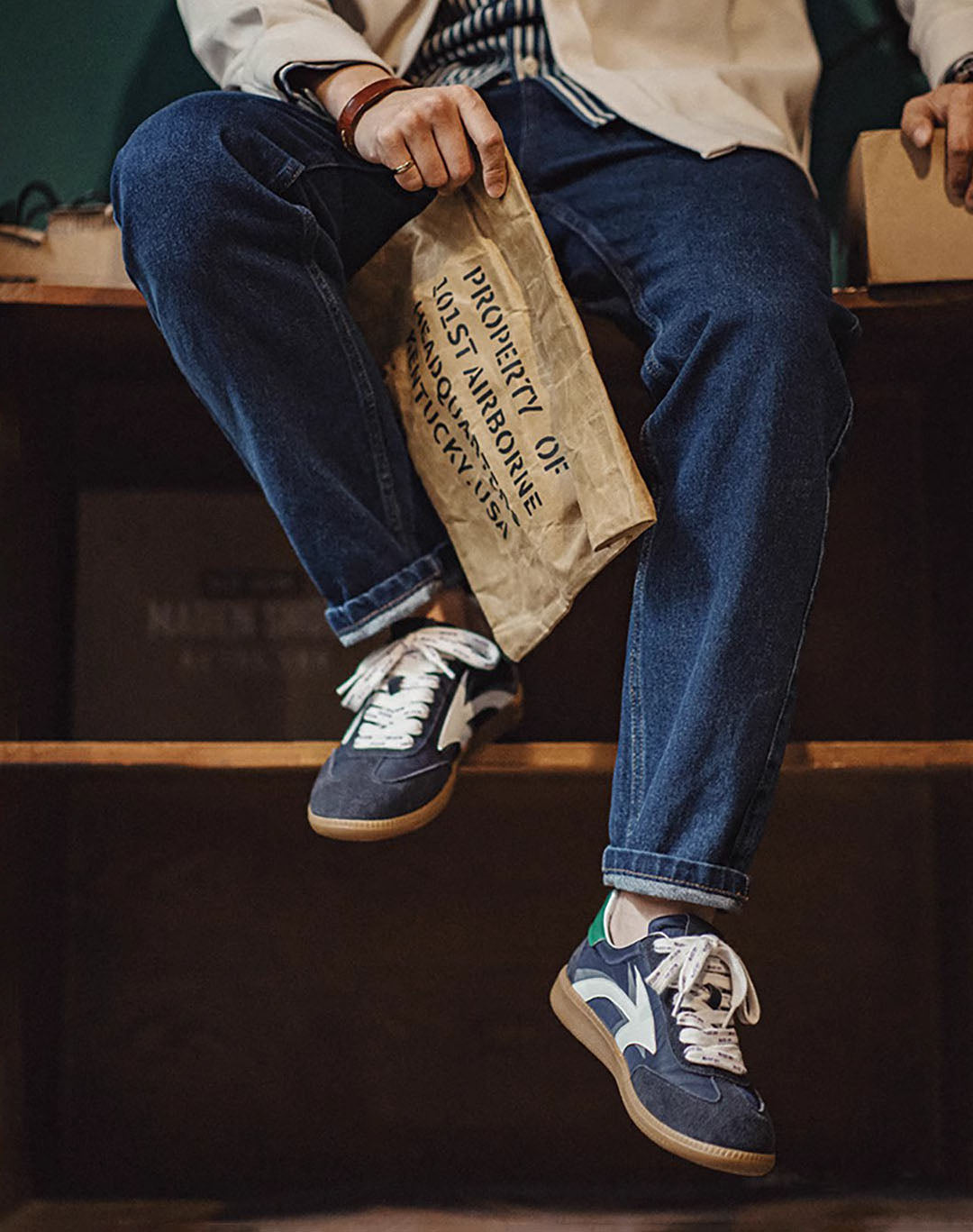 American Retro Moral Sports Lightweight Soft-Soled Men's Casual Shoes - Harmony Gallery