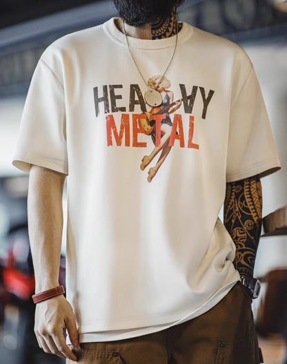 American Retro Marilyn Monroe 3D Printed Air Layer Letter Men's T-Shirt - Harmony Gallery