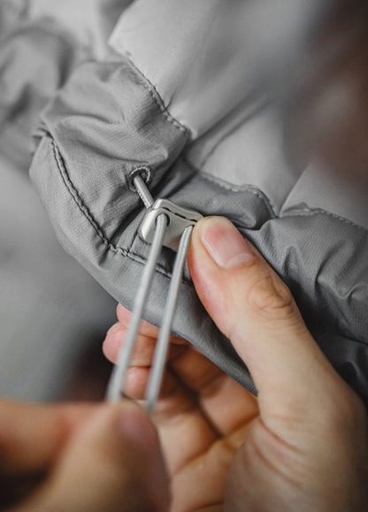 American N3B Gray Parka Coat Short Hooded Thickened Warm Cotton Men's Jacket - Harmony Gallery
