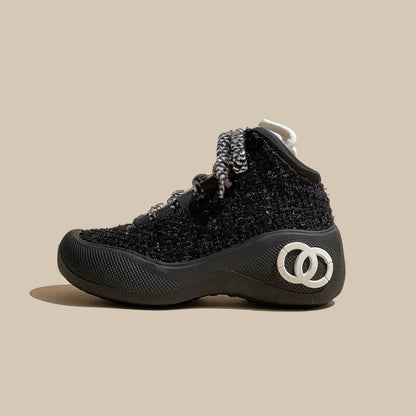 Fashion Authentic Wind Board High-Top Women's Shoes - Harmony Gallery