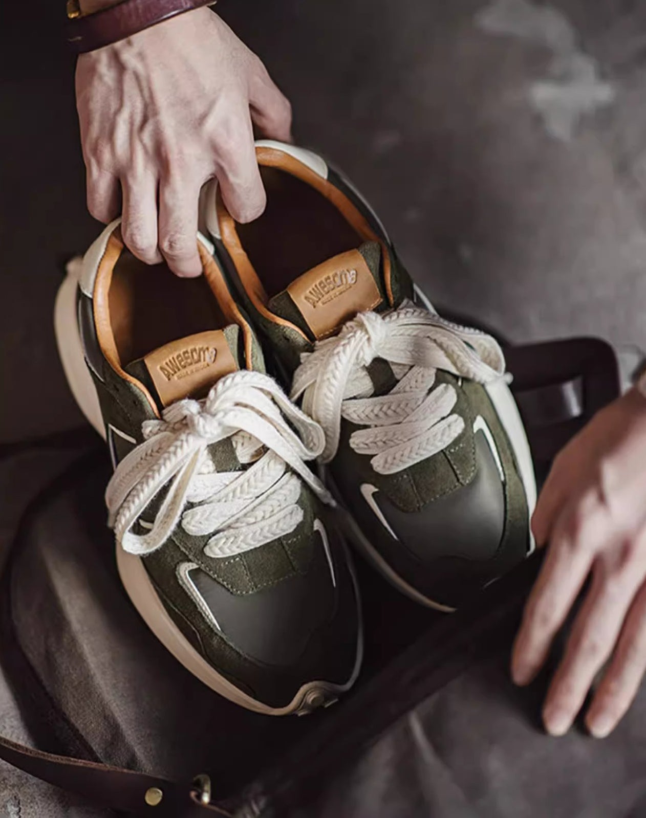 American Retro Dad Jogging High-End Versatile Casual Men's Sports Shoes - Harmony Gallery