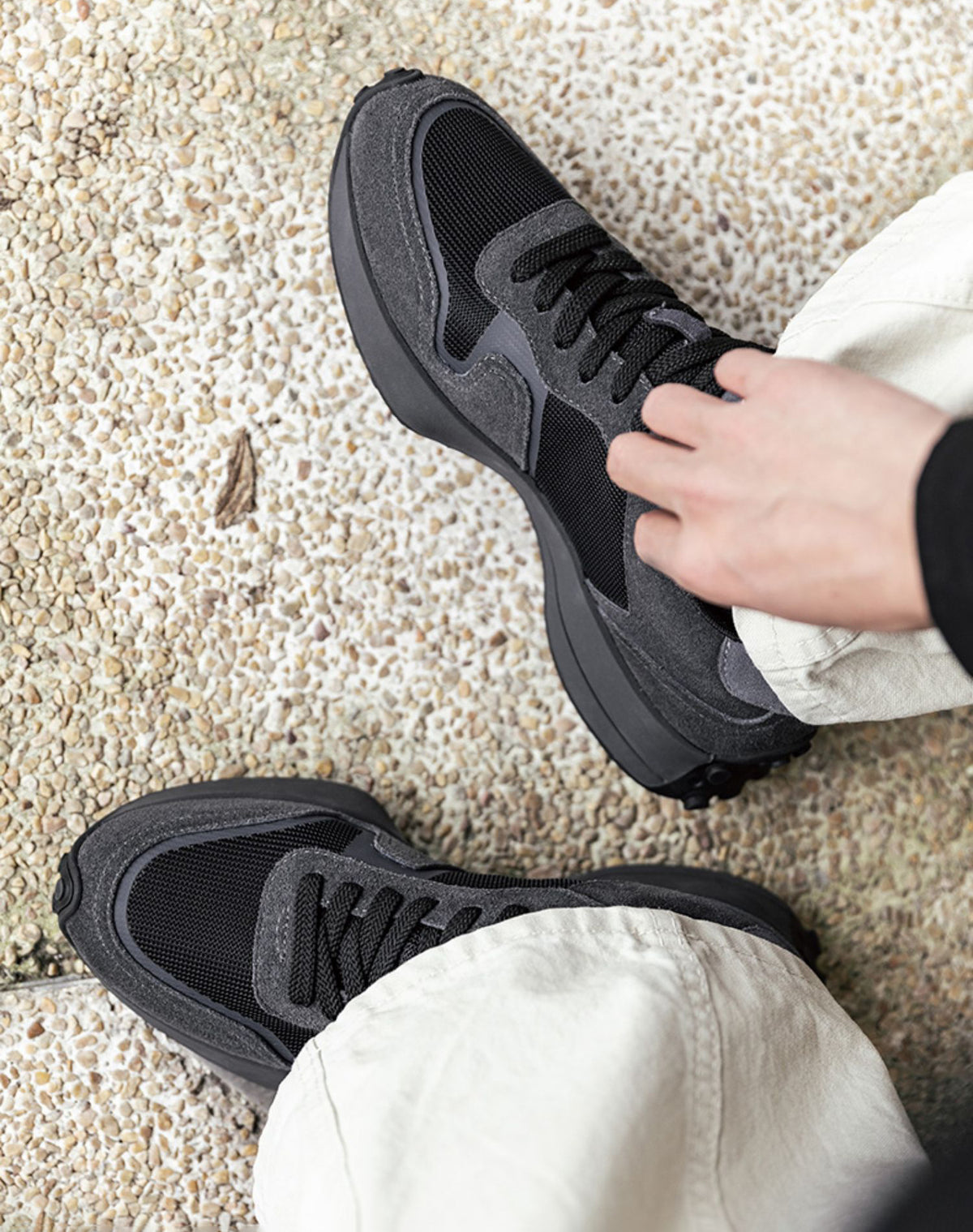 American Retro Warrior Breathable Jogging All-Match Leather Men's Sports Shoes - Harmony Gallery