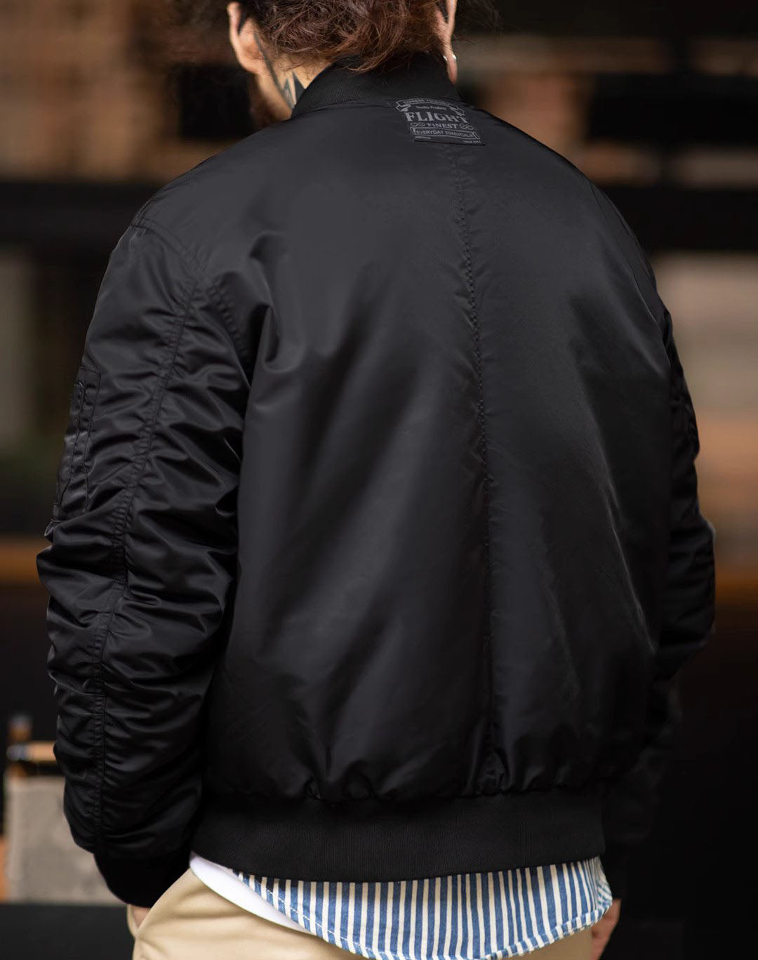 American MA1 Pilot Cotton Military Thickened Baseball Men's Jacket - Harmony Gallery
