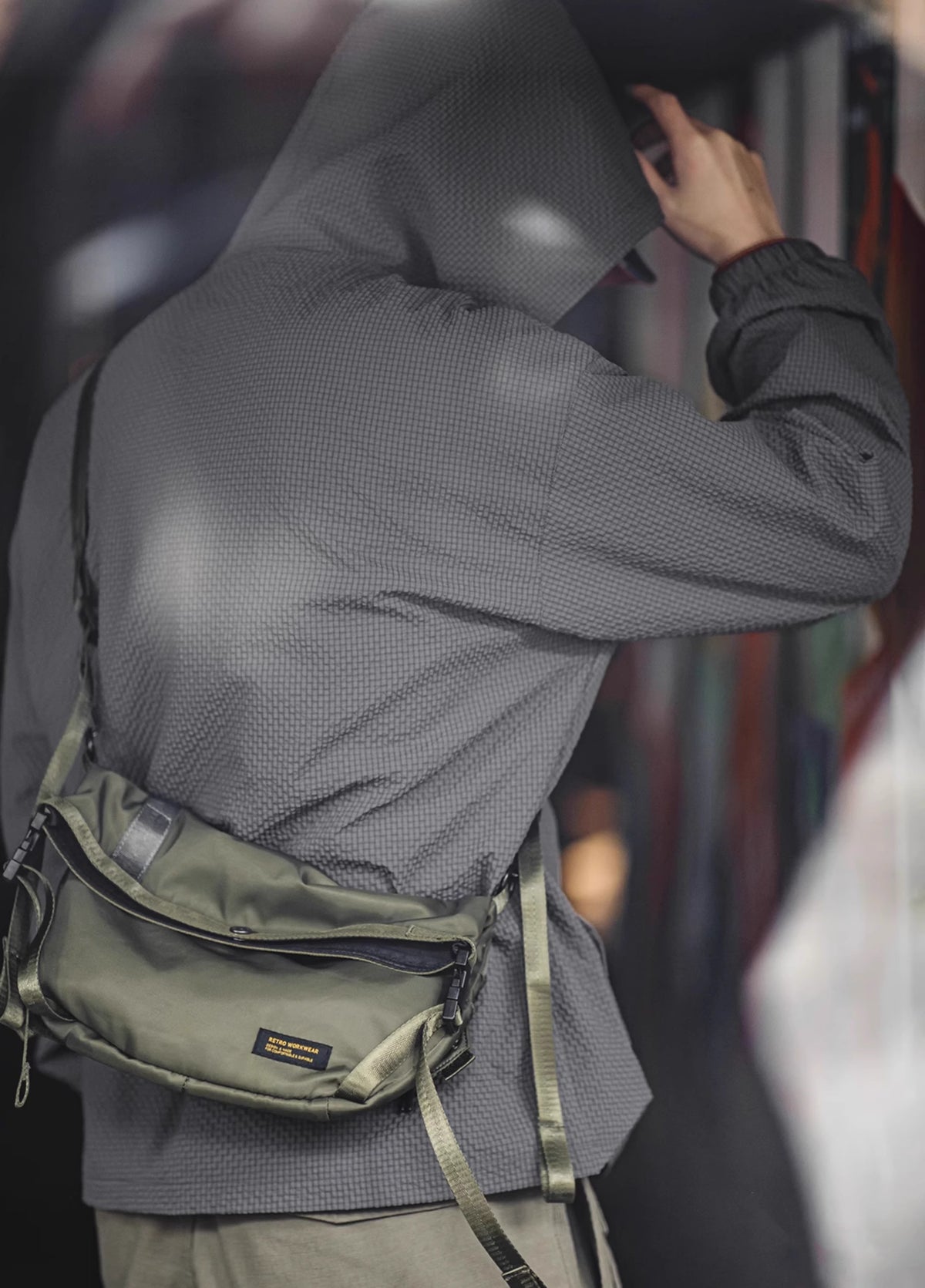 American Anorak Half-Breasted Textured Pullover Men's Sweater - Harmony Gallery