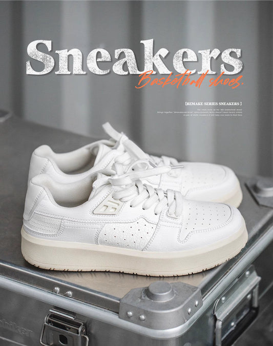 Crushed Ice Soda Crack White Sports And Leisure Unisex Casual Shoes - Harmony Gallery